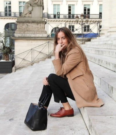 Camel Jacket with Black Shoes_3