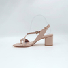 Medium Heel Sandal Textured