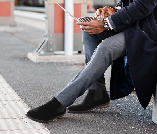 What To Wear with Black Suede Chelsea Boots?