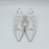 Women'S Pointed Toe Shoes Bridals White