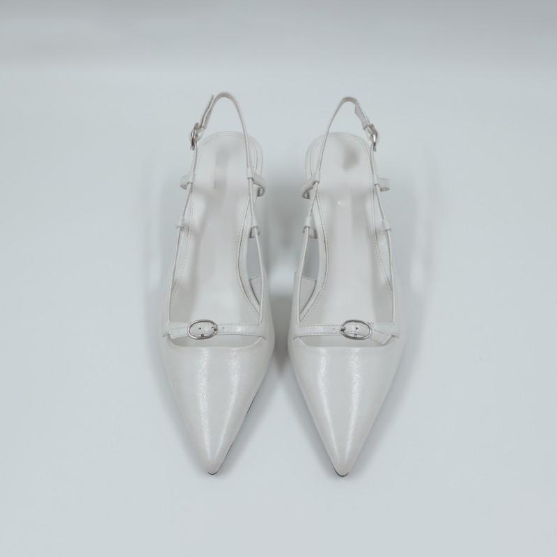 Women'S Pointed Toe Shoes Bridals White