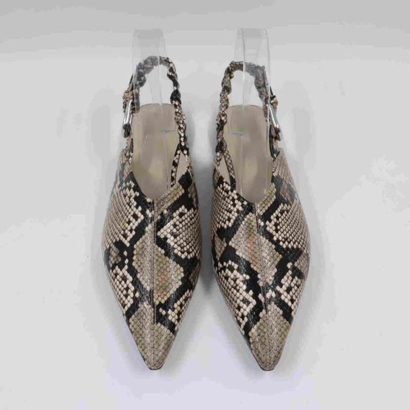 Toe Stiletto Flat Sling Back