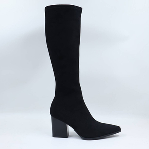 Stretch Block Heel Boots