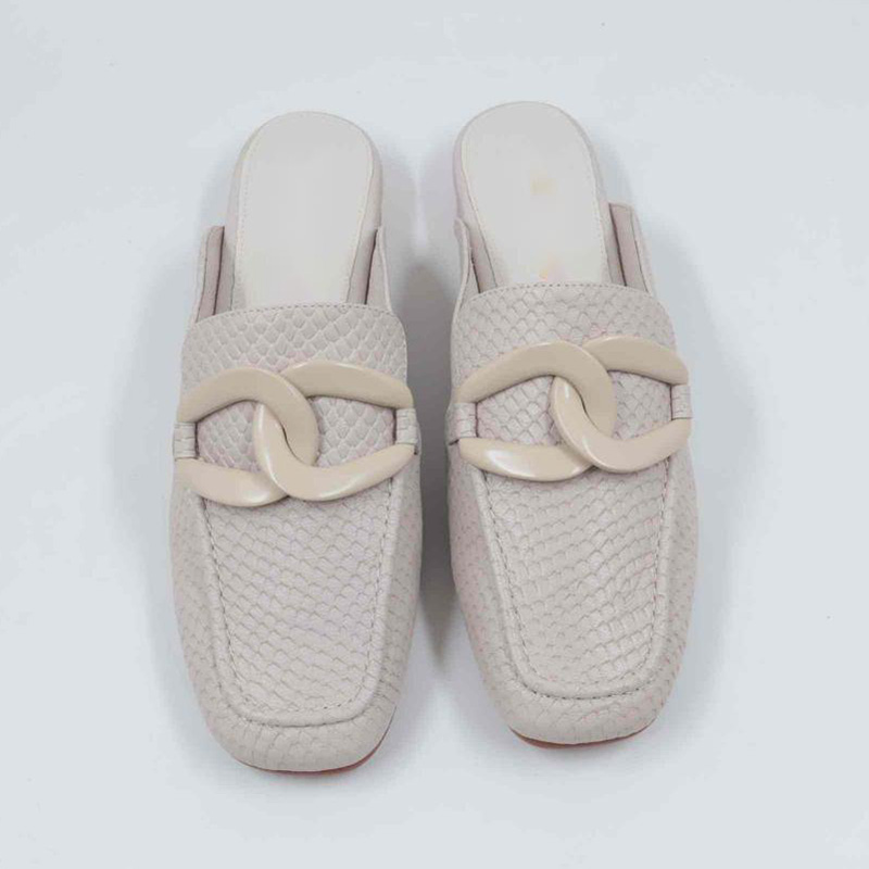 Slide Flat Westen Gold Mule