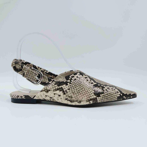 Toe Stiletto Flat Sling Back