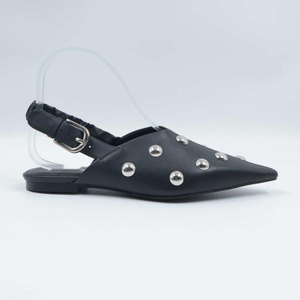 Hardware Pointed Toe Court Shoes