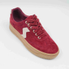 Burgandy Suede Block Sneaker