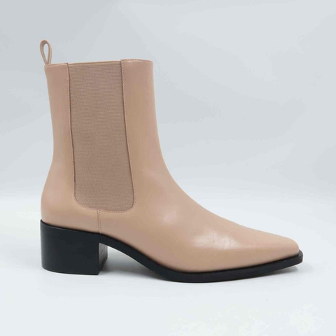 Lara Nude Western Boots