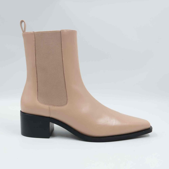 Lara Nude Western Boots